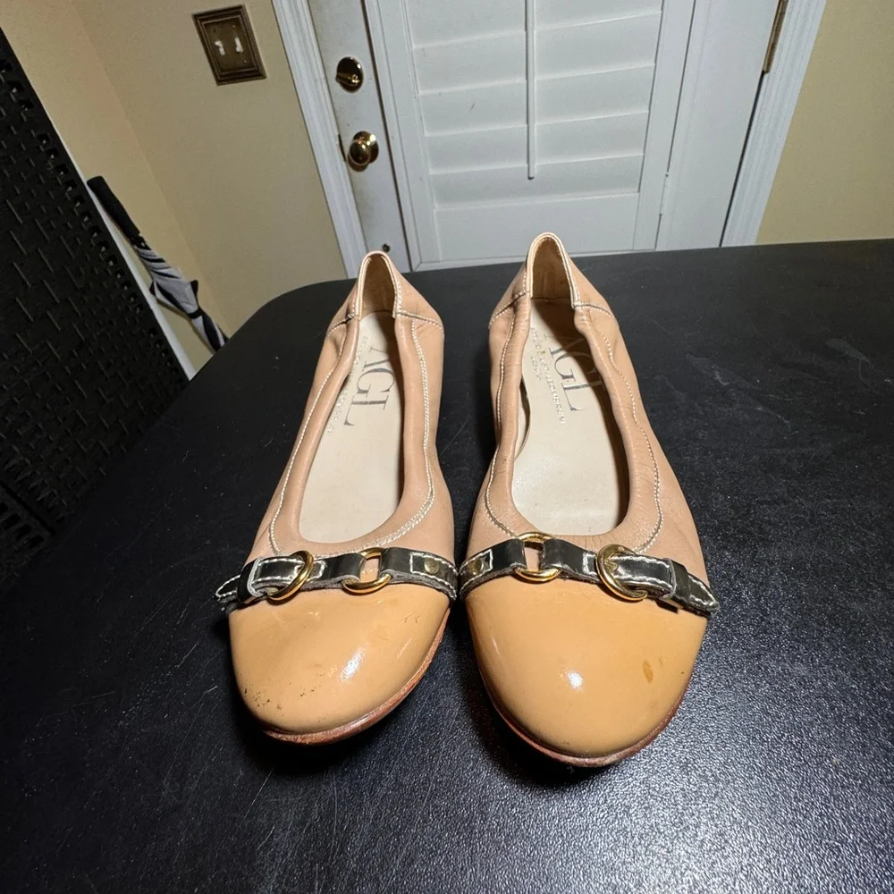 AGL Italian designer size 36 ballet flats